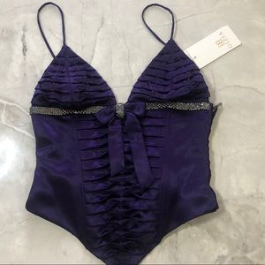 Purple corset top 💜